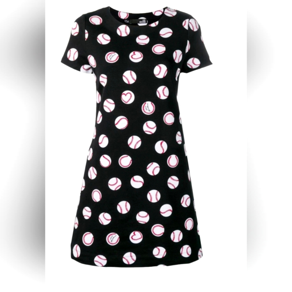 Love Moschino Baseball Dress with pockets